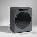 HOMCOM 4kg Portable Vented Tumble Dryer Machine with Timer, 6 Heat Settings