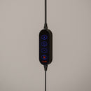 HOMCOM Double Head Table Lamp with 3 Colour Modes & 10 Dimmable, Black