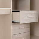 LUNA HIGH SLEEPER SINGLE BED - WHITE/GREY