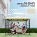 Outsunny 3 x 3(m) Gazebo Canopy Replacement Cover, UPF30+
