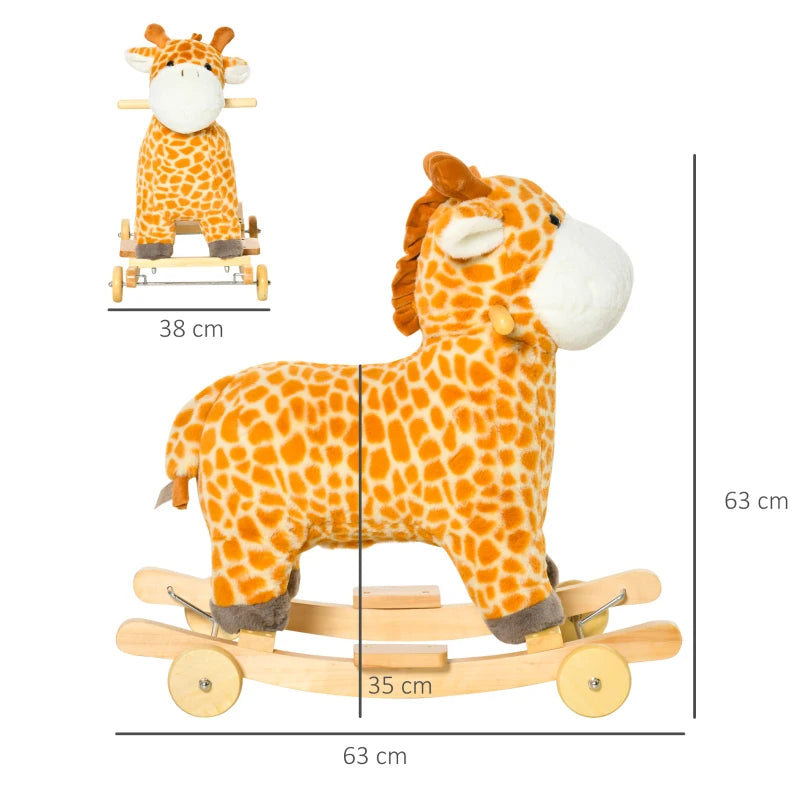 HOMCOM Children's Rocking Giraffe