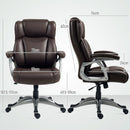 HOMCOM Tilting Executive Office Chair, PU Leather Desk Chair