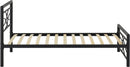 KELLY 3' SINGLE BED - BLACK