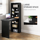 HOMCOM Convertible Desk with Blackboard Multi-function Workstation