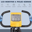 HOMCOM 2-In-1 Folding Exercise Bike With 8-Level Magnetic Resistance