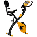 HOMCOM 2-In-1 Folding Exercise Bike With 8-Level Magnetic Resistance