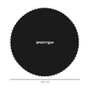 SPORTNOW Trampoline Mat with 54 V-Hooks, for 10ft Trampoline, Black