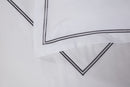 Mayfair - Embroidered Duvet Set With Oxford Pillowcase In Graphite