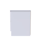 Milan 4 Drawer Bed Box in White Gloss & White - Ready Assembled
