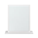 Milan Small Mirror in White Matt - Ready Assembled