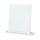 Milan Small Mirror in White Matt - Ready Assembled