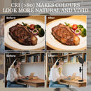 HOMCOM Bedside Table Lamp with 5 Colour Modes & 10 Brightness Levels, Black