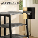 HOMCOM HiFi Rack Stand W/ 4-Tier Record Player Stand