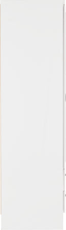 NEVADA 4 DOOR 2 DRAWER WARDROBE - WHITE GLOSS