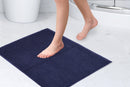 Noodle Soft Touch Non-Slip Bathroom Rug in Navy