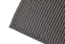 Noodle Soft Touch Non-Slip Bathroom Rug in Graphite