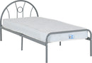 NOVA 3' SINGLE BED - SILVER