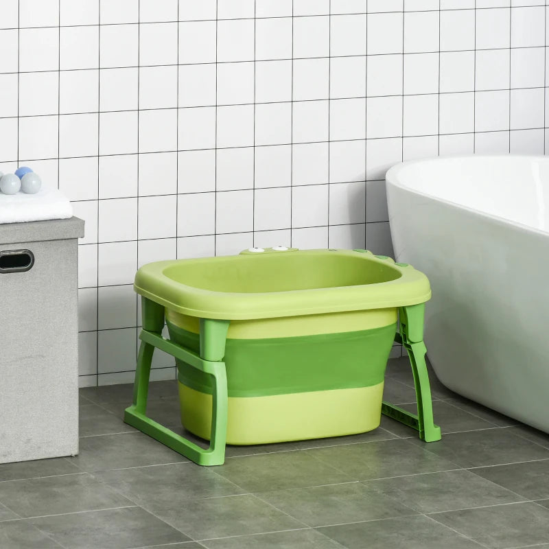 HOMCOM Baby Bath Tub - Green