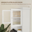 HOMCOM Kitchen Cupboard Storage Cabinet with Drawer, Doors and Shelves, White