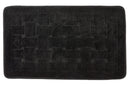 Orkney - Crosshatch Bath mat in Black