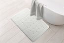 Orkney - Crosshatch Bath mat in White