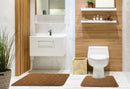 Orkney - Crosshatch 2 Pc Bath Set in Beige