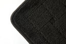 Orkney - Crosshatch Bath mat in Black
