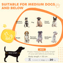 PawHut Dog Crate Furniture with Anti-Chew Resistant Mesh for Dogs - Walnut Brown