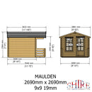 Maulden Log Cabin With Veranda