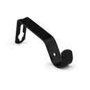 Ball - Extendable Curtain Pole with Rings and Pair of End Finials in Matt Black
