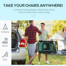 Outsunny 2 Pcs Zero Gravity Lounger Folding Recliner Chair W/ Cup Holder