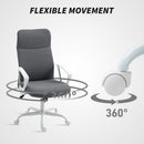 HOMCOM High Back Office Chair, Computer Desk Chair For Home