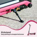AIYAPLAY Electric Scooter for 6-14 with Dual Brakes & Colourful Light