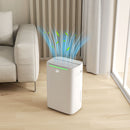 HOMCOM 20L/Day Dehumidifier For Home Damp, With 24H Timer, White