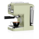 Swan Pump Espresso Coffee Machine  - Green