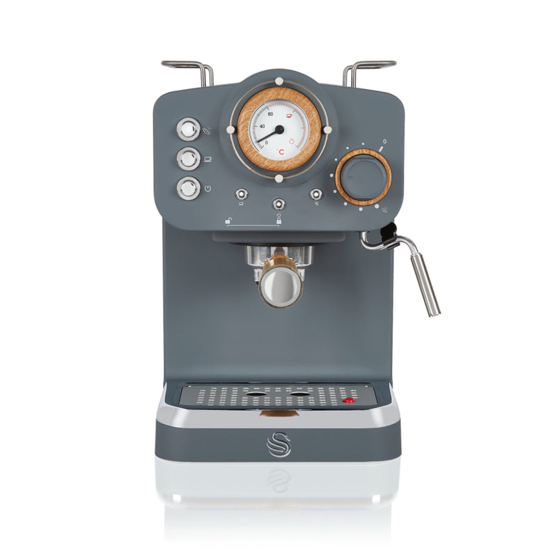 Swan Pump Espresso Coffee Machine  - Grey