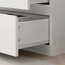 HOMCOM 180cm Tall Bookshelf Free Standing Storage Shelf Unit With Storage White And Oak