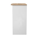 Tutbury Ready Assembled Vanity in White Ash & Bardolino Oak