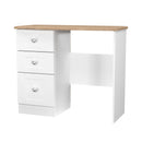 Tutbury Ready Assembled Vanity in White Ash & Bardolino Oak