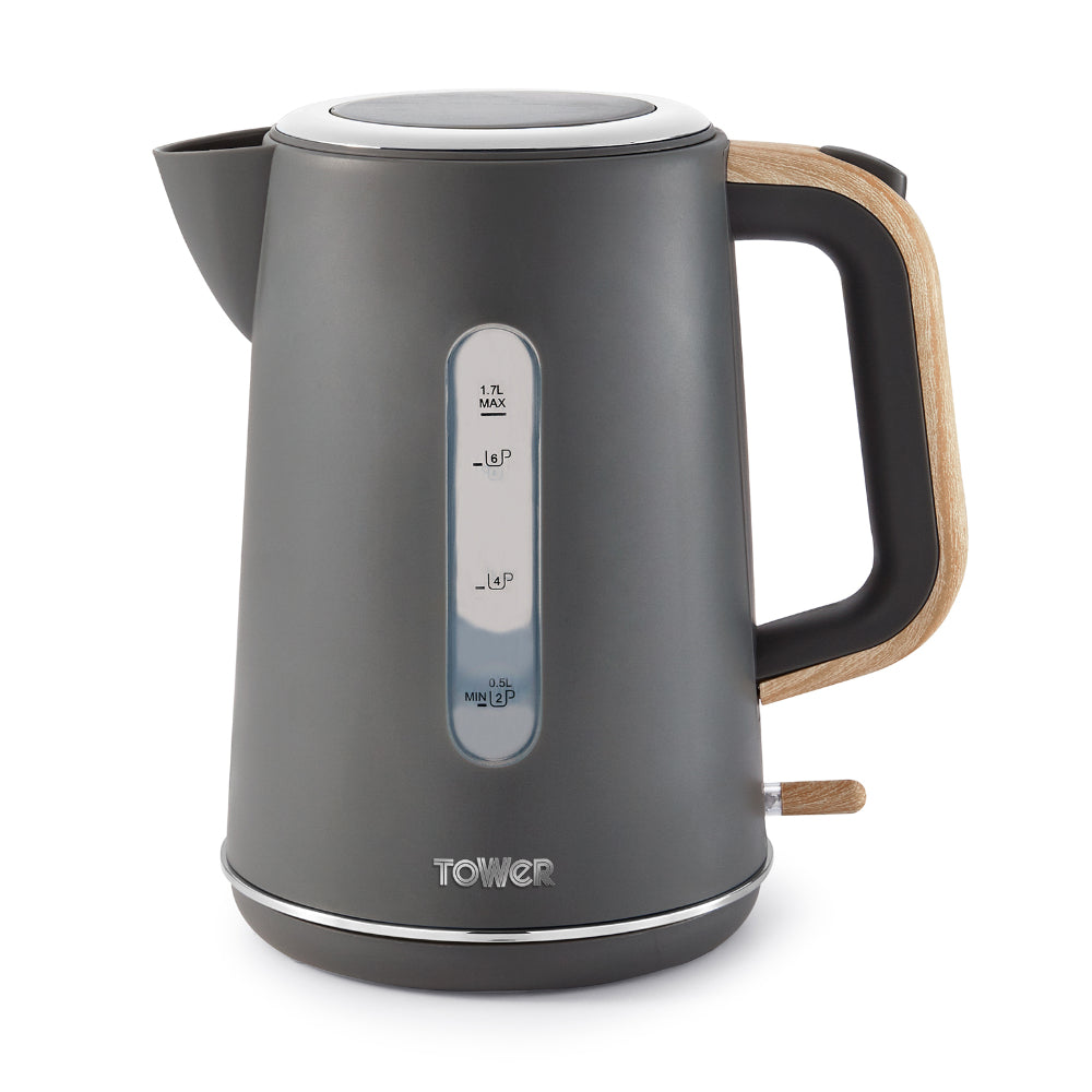Tower Scandi Kettle 3kW 1.7L Grey