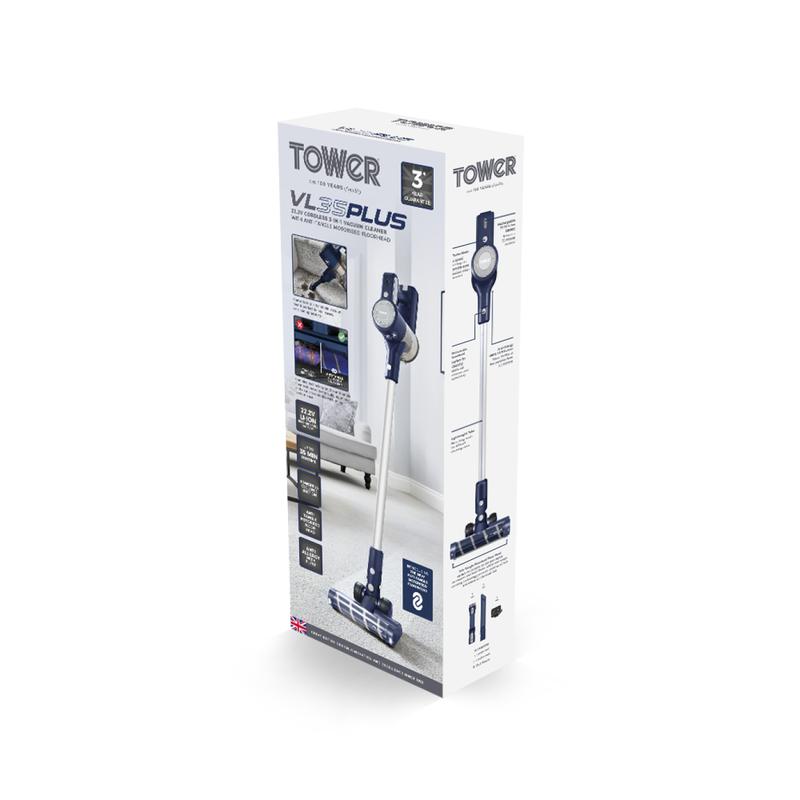 Tower VL35 Pro Cordless Vacuum Cleaner  - Blue