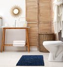 Twinkle - Super Soft Bath Mat Luxury Bath Mat With Sparkle Detailing In Navy