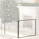 PawHut 2 Piece Dog Pen Expansion Pack For 80cm High Pet Playpen For S M Dogs
