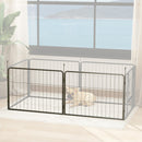 PawHut 2 Piece Dog Pen Expansion Pack For 80cm High Pet Playpen For S M Dogs