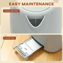 HOMCOM 1.7L 3000W Rapid Boil Kettle and 2 Slice Toaster Set Crumb Tray