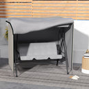 Outsunny Garden Furniture Protector Patio Swing Chair Cover - Grey