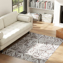 HOMCOM Non-Slip Washable Rug, Chenille Floor Carpet for Living Room,