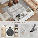 HOMCOM Non-Slip Large Rug for Living Room