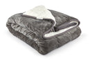 Weighted Sherpa Blanket in Grey