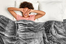 Weighted Sherpa Blanket in Grey
